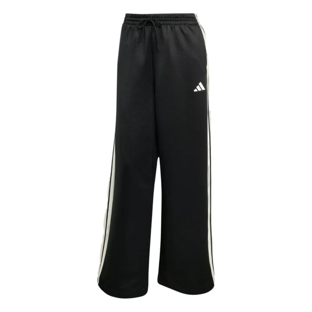 Adidas Womens/Ladies Firebird 3 Stripes Loose Sweatpants / Black